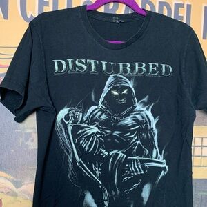 Disturbed Lost Souls Tour Official Merch Black Graphic M&O T-Shirt